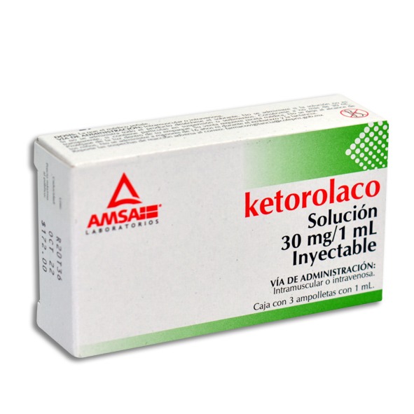 KETOROLACO 30MG INY C3